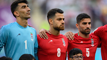 Iran's players did not sing the national anthem in protest ahead of their World Cup opener against England