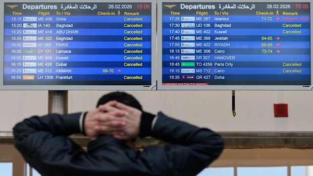 Beirut Rafik Hariri International Airport in Beirut, Lebanon