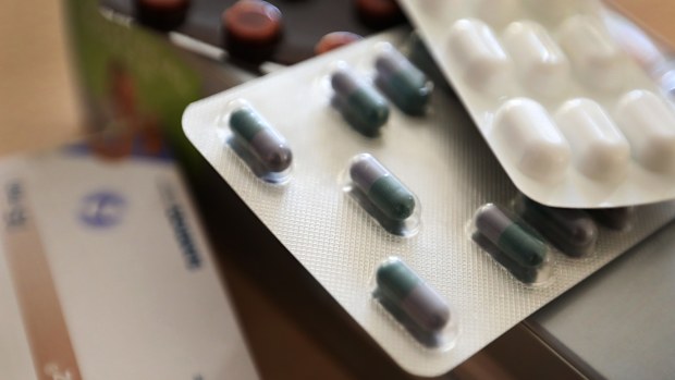 prescription medicines are displayed on March 25, 2025 in Sydney, Australia