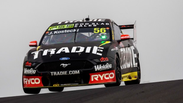 The No.56 Ford Mustang driven by Jake Kostecki at the 2022 Bathurst 1000.