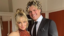 Abbie Chatfield and ex-boyfriend Konrad Bien-Stephen.