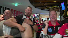 Bears fans go wild in Cammeray.