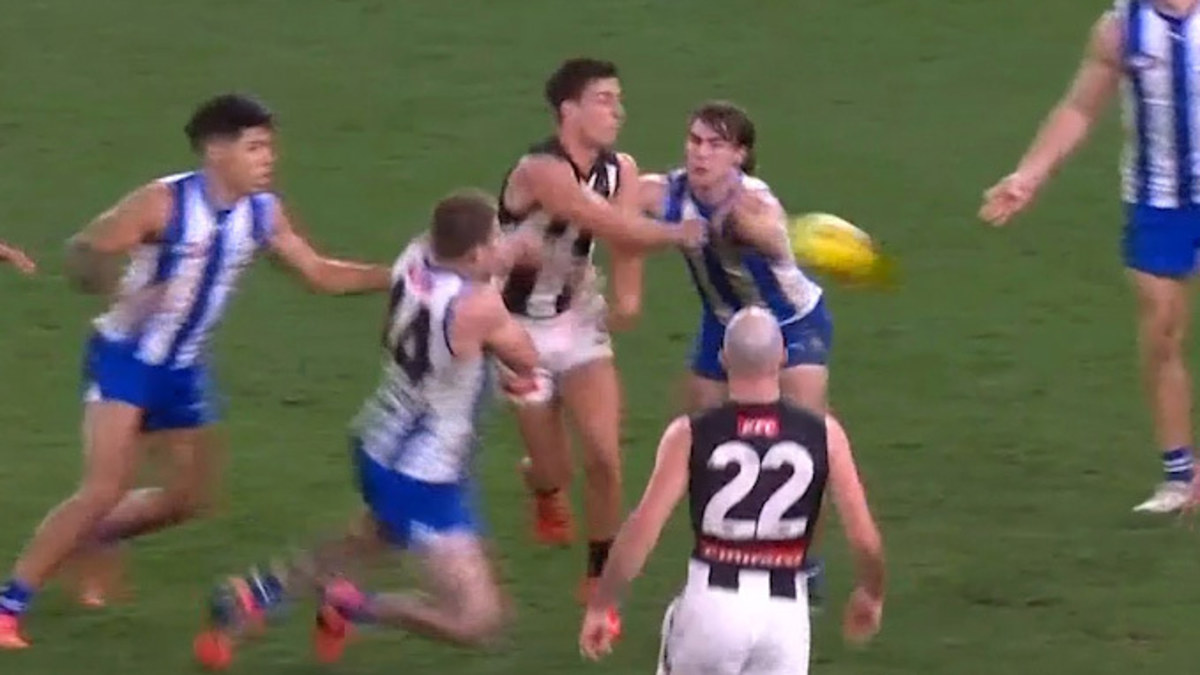AFL news 2024, Kane Cornes says Collingwood star Nick Daicos umpired