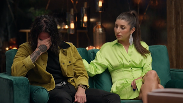Jesse crying at Commitment Ceremony MAFS 2023