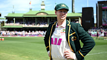 Steve Smith ahead of the toss.