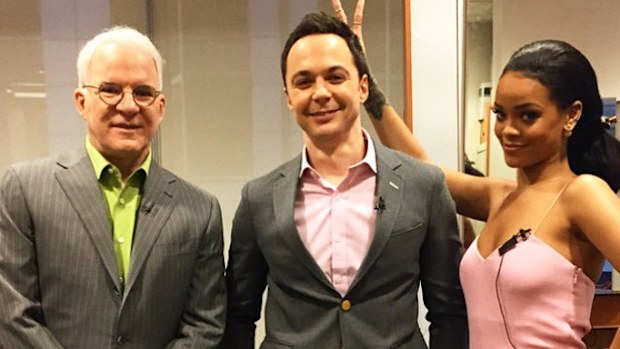 Steve Martin, Jim Parsons and Rihanna