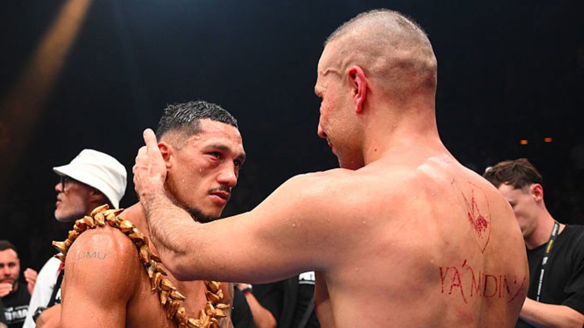 'Pissed off' Opetaia taken to hospital with rival