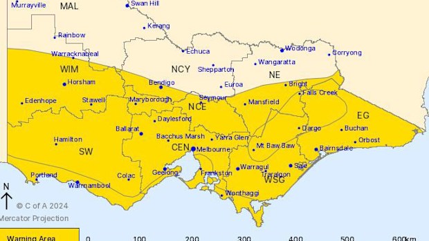 Victorians have been urged to stay safe and remain home as the state braces for more wild winds and damaging weather.