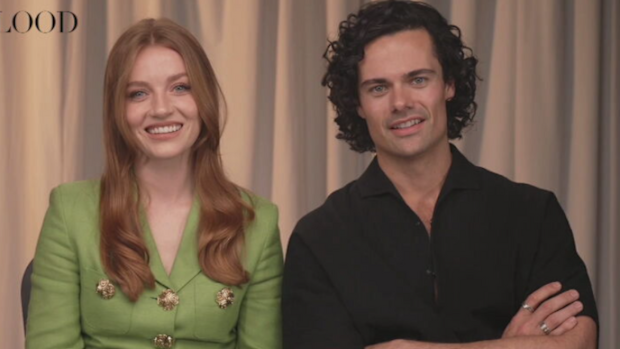 Harriet Slater and Jamie Roy star in Outlander: Blood of my Blood.