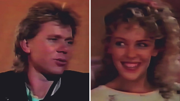 Kylie Minogue Richard Wilkins Nine MTV 1988 circa