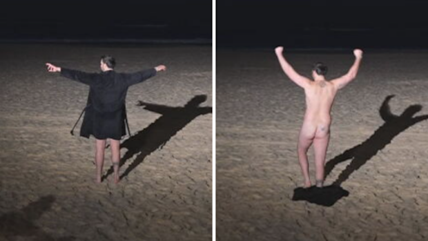 Aaron Woods Bondi beach nude run Origin II loss Today Show June 20, 2025