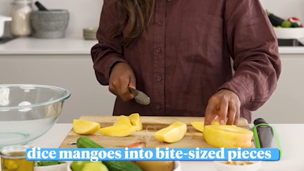 Minoli De Silva's mango salad