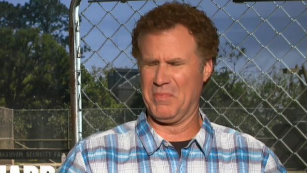 Will Ferrell and Kevin Hart try vegemite on The Footy Show in 2015