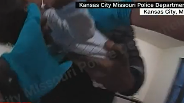 police officer bond with baby he revived kansas city US