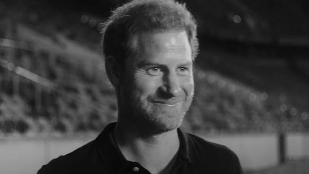 Prince Harry in the new promotional video for Invictus Games 2023