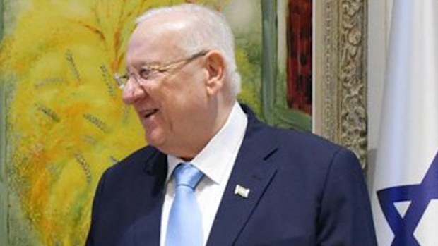 Prince Charles, The Prince of Wales meets with Israel's President Reuven Rivlin at his official residence in Jerusalem.