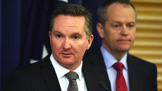 Labor's Bill Shorten and Chris Bowen have labelled the government's budget as 'a budget for millionaires'. (AAP)