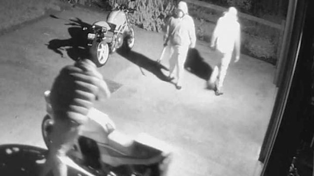 An image of three males who police believe may be able to assist with their enquiries.