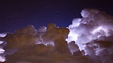 Abundant sheet lightning high in the clouds over coastal NSW seemed to light up the sky for seconds at a time. (Weatherzone)