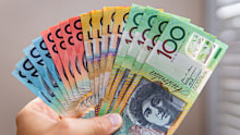 Handful of Australian cast including 100 50 20 dollars MONEY CASH