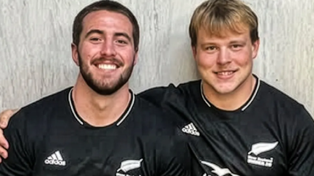 Joe Brial (left) played for New Zealand under-20s.