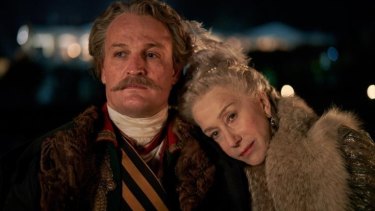 Clarke as Grigory Potemkin with Helen Mirren as Russian empress Catherine the Great in the upcoming HBO/Sky miniseries Catherine the Great.
