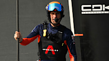 Team Ineos Britannia Skipper Sir Ben Ainslie looks on prior to the race between Emirates Team New Zealand and Team Ineos Britannia in the 37th America's Cup.