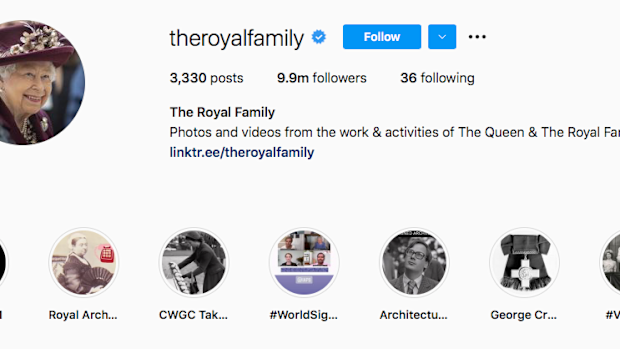 Queen Elizabeth changes social media after Prince Philip's death