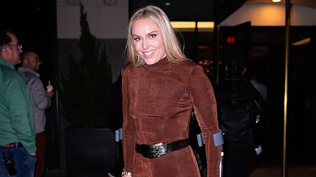 Lindsay Vonn seen at Jeff Bezos and Lauren Sánchez Bezos Met Gala pre-party.
