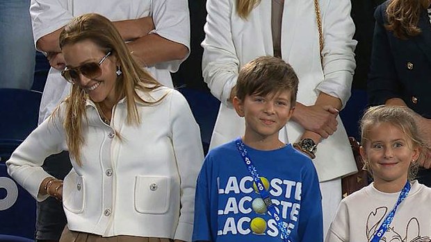 Jelena, Stefan and Tara Djokovic