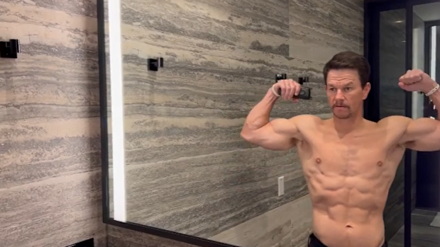 Mark Wahlberg shows off astonishing body transformation.