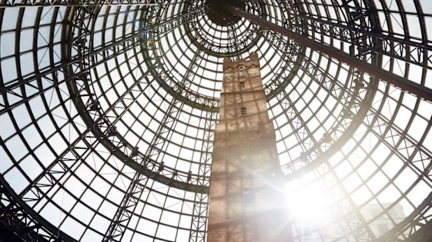 Armed police have stormed Melbourne Central after reports a man was carrying a knife. 