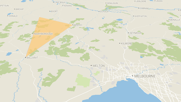 The 'golden triangle' of the Victorian goldfields,