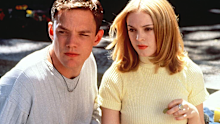 Matthew Lillard and Rose McGowan in the 1996 film Scream.