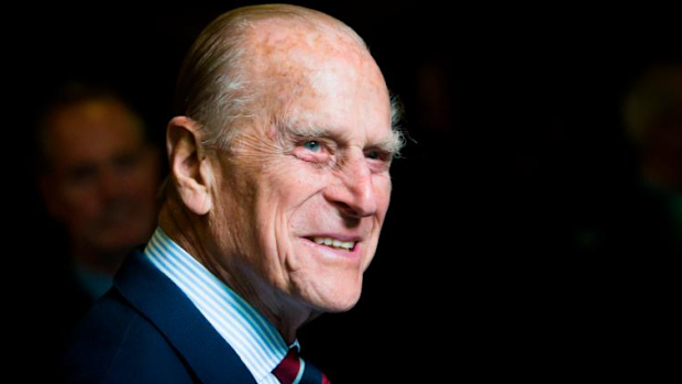 Photograph of Philip visiting the headquarters of the Royal Auxiliary Air Force's 603 Squadron on July 4, 2015 in Edinburgh, Scotland.