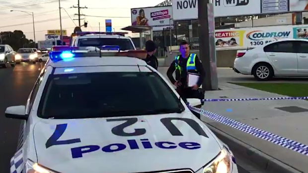Police were called to Springvale Road when a road rage incident turned violent yesterday afternoon.