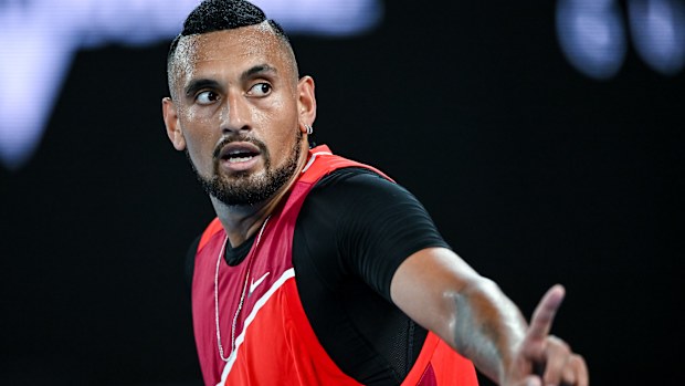 Nick Kyrgios defeated Daniil Medvedev in the 2022 Australian Open. 