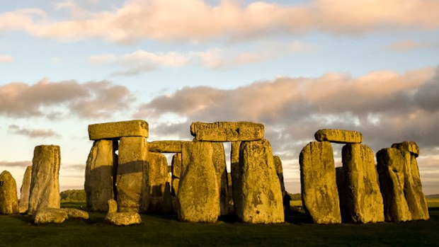 Stonehenge in Wiltshire, southern England. 