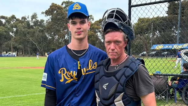 Robinson Smith and his dad Marty.
