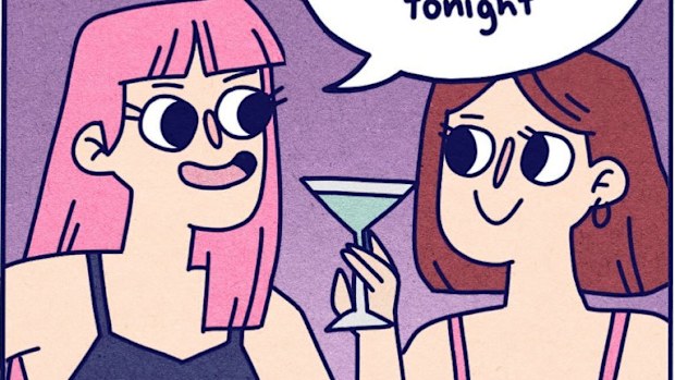 Comic by artist Evie Hilliar 