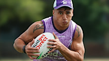 Manaia Waitere at Storm training.