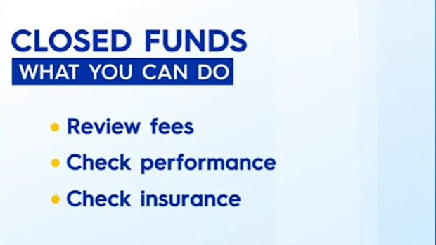 Closed super funds