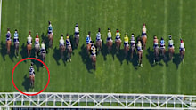 Soulcombe missed the jump but managed to finish second. 
