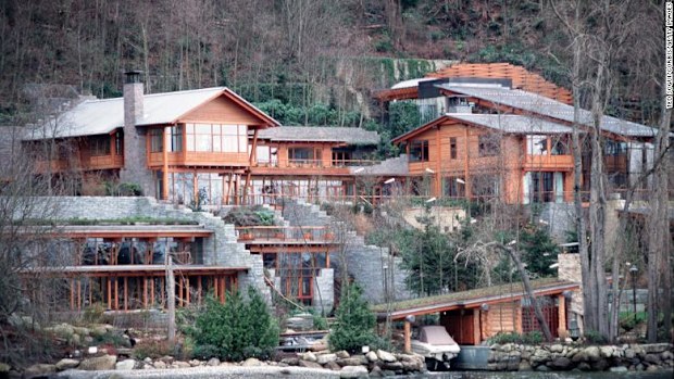 Bill Gates's house in the Medina Area of Seattle in the US.