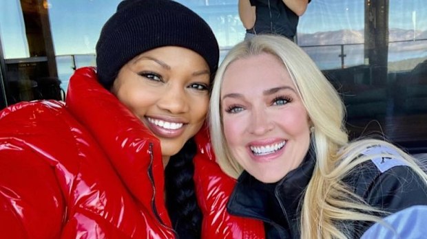 Real Housewives of Beverly Hills co-stars Garcelle Beauvais and Erika Jayne.
