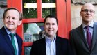 Vocus Communications chief executive Geoff Horth, founder James Spenceley and M2 Group founder Vaughan Bowen.