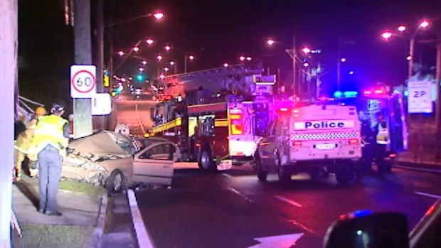 It is believed speed may have been a factor in the crash. 