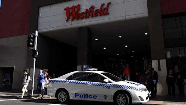 Police attended the scene of a fatal stabbing inside Westfield Parramatta shopping centre in Sydney on July 7, 2014.(AAP)