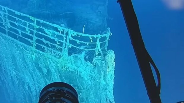 Titanic wreckage