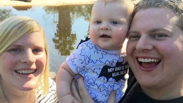 Bacchus Marsh dad Ben Ihlow, 30, passed away on Sunday leaving behind his wife Samantha and son Andrew. (Youcaring.com)